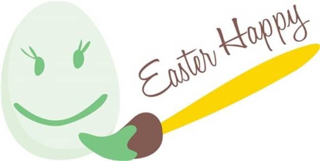 Picture of Easter Happy SVG File