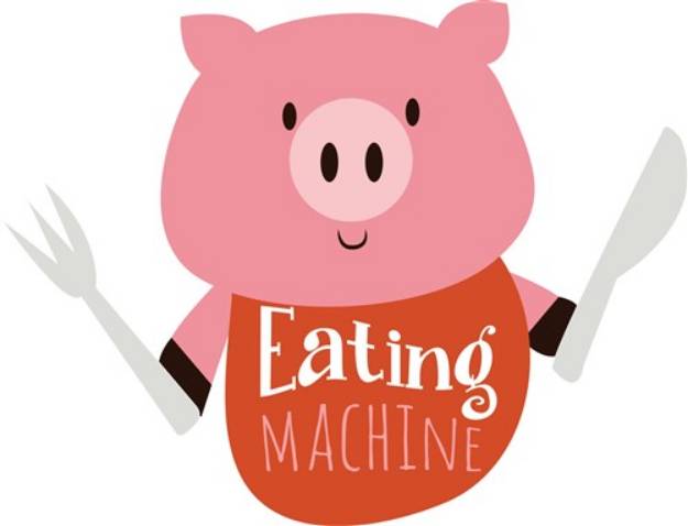 Picture of Eating Machine SVG File
