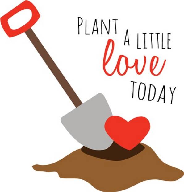 Picture of Plant A Little Love SVG File