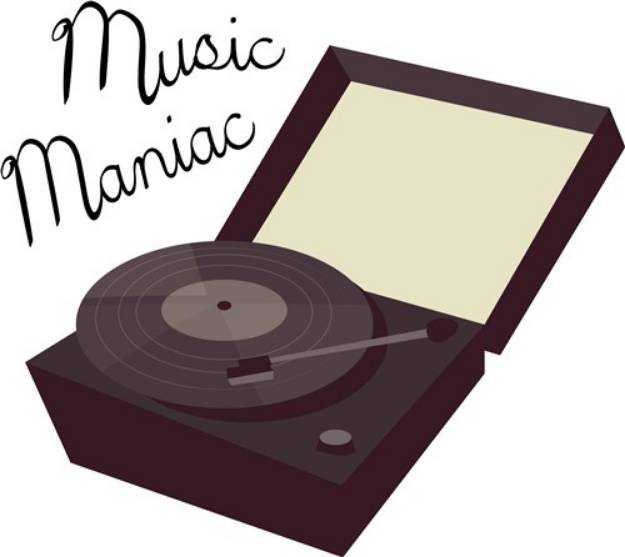 Picture of Music Maniac SVG File