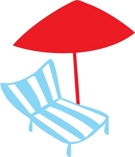 Picture of Summer Lounge Chair SVG File