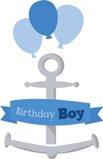 Picture of Birthday Boy SVG File