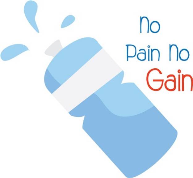 Picture of No Pain No Gain SVG File