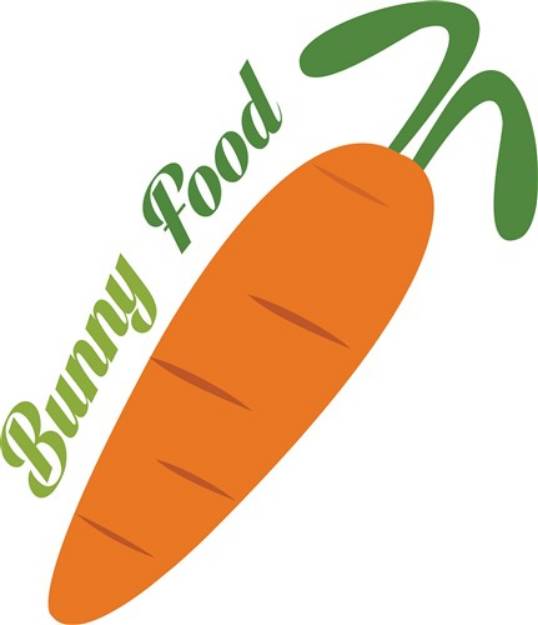 Picture of Bunny Food SVG File