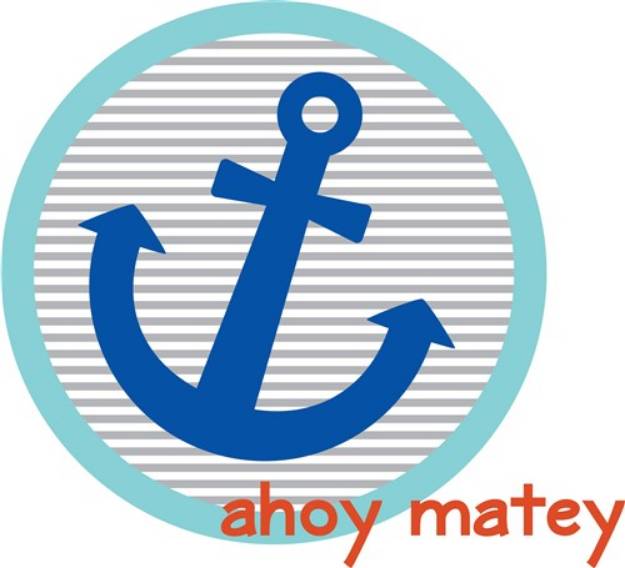 Picture of Ahoy Matey SVG File
