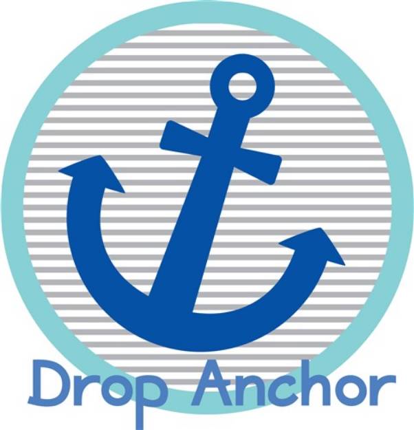 Picture of Drop Anchor SVG File