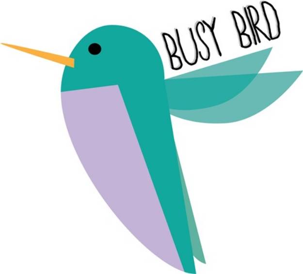 Picture of Busy Bird SVG File
