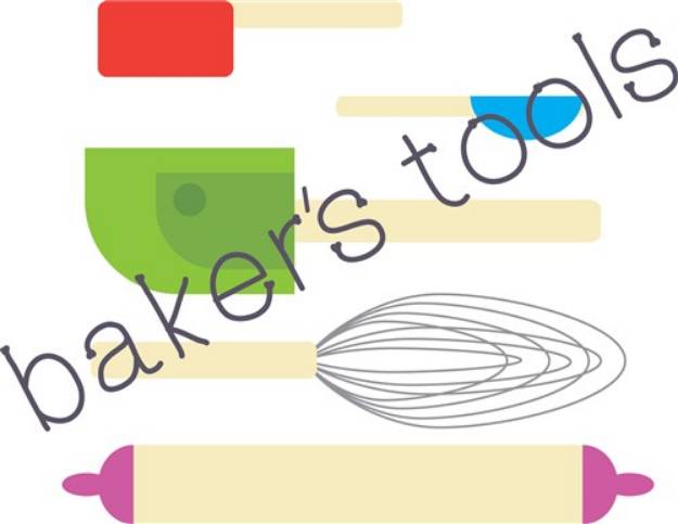 Picture of Bakers Tools SVG File