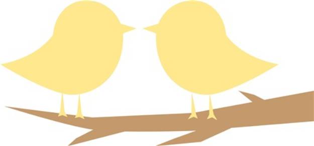 Picture of Pair Of Birds SVG File