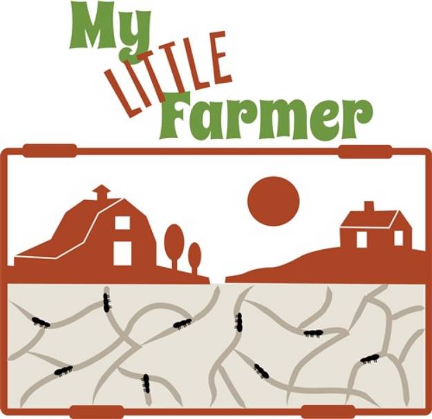 Picture of My Little Farmer SVG File