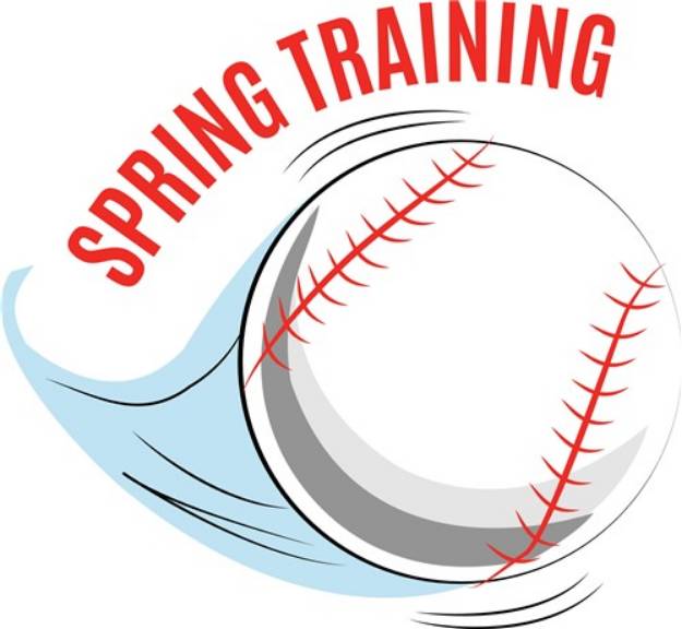 Picture of Spring Training SVG File