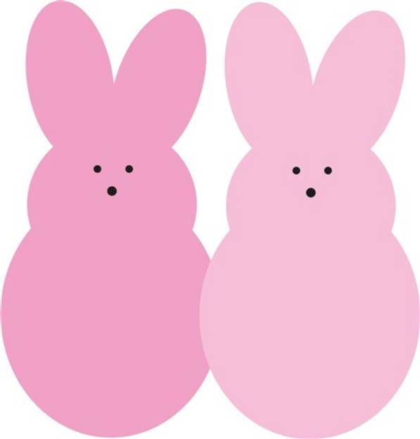 Picture of Easter Bunnies SVG File