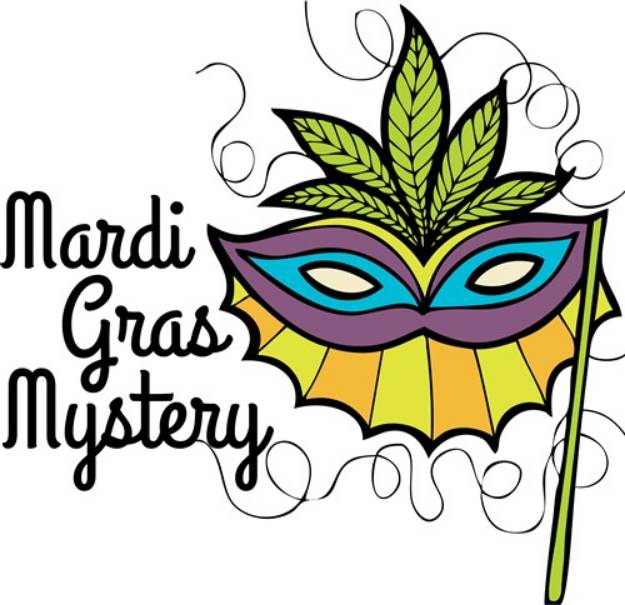 Picture of Mardi Gras Mystery SVG File