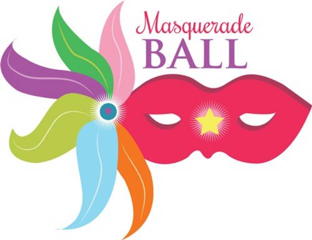 Picture of Masquerade Ball SVG File