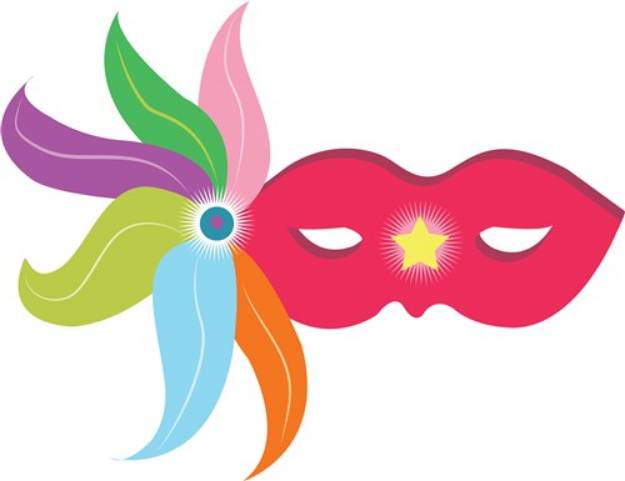 Picture of Masquerade Mask SVG File