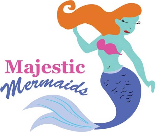 Picture of Majestic Mermaids SVG File