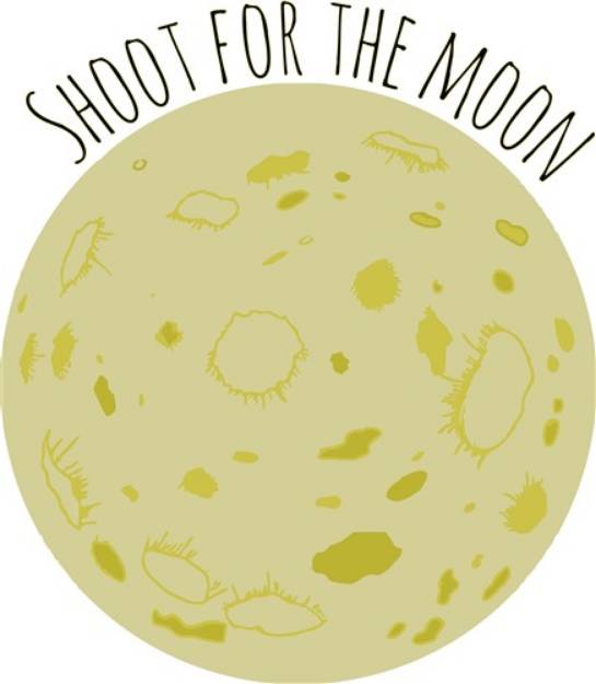 Picture of Shoot For Moon SVG File