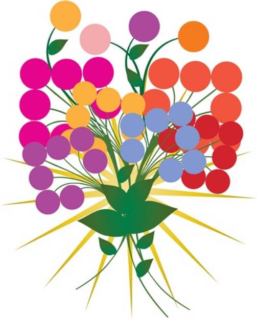 Picture of Floral Bouquet SVG File