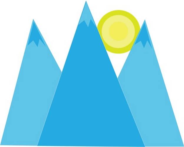 Picture of Mountains SVG File