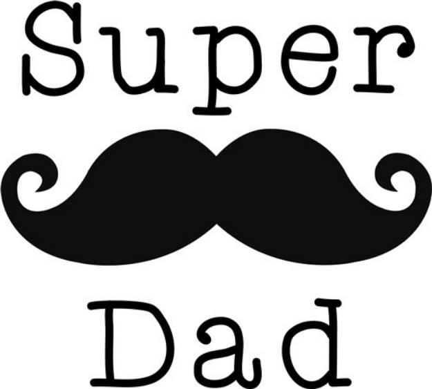 Picture of Super Dad SVG File