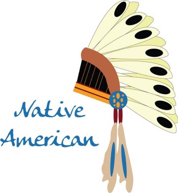 Picture of Native American SVG File