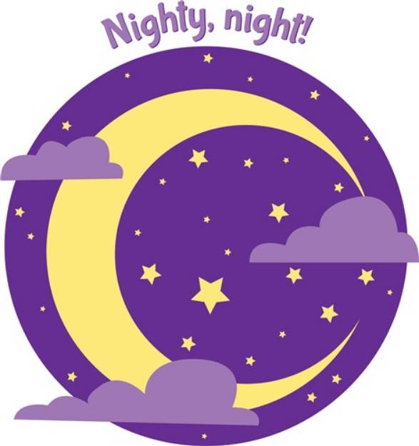 Picture of Nighty Night SVG File