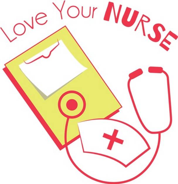 Picture of Love Your Nurse SVG File