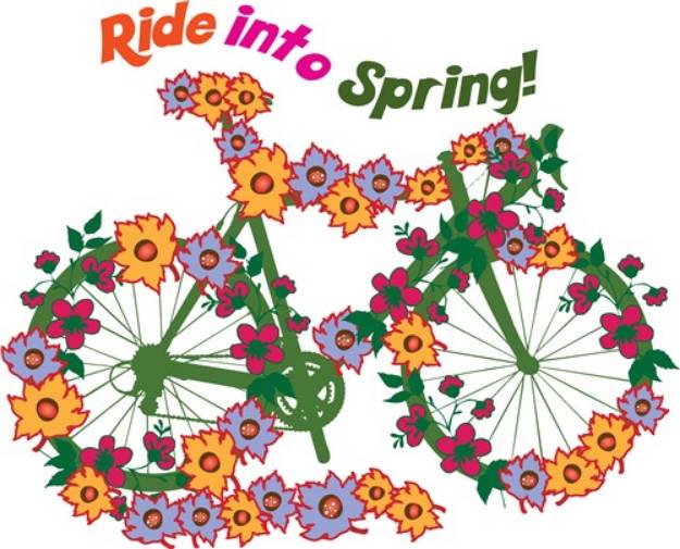 Picture of Ride Into Spring SVG File