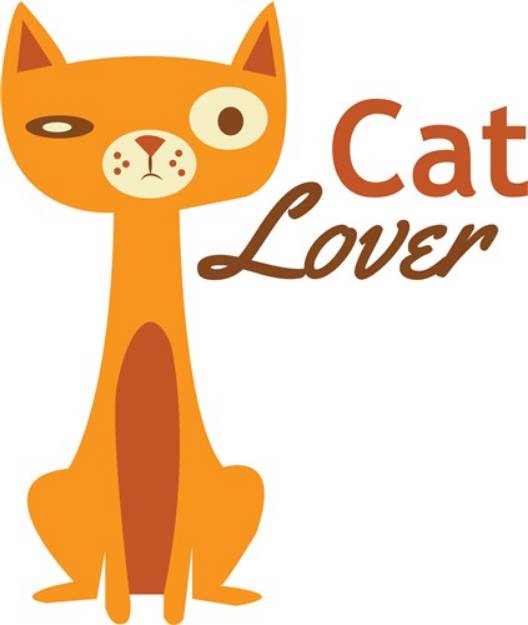 Picture of Cat Lover SVG File