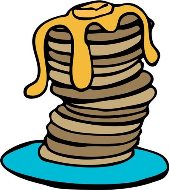 Picture of Pancake Stack SVG File
