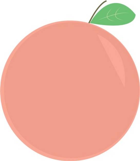Picture of Peach SVG File