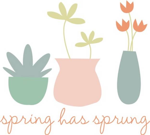 Picture of Spring Has Sprung SVG File