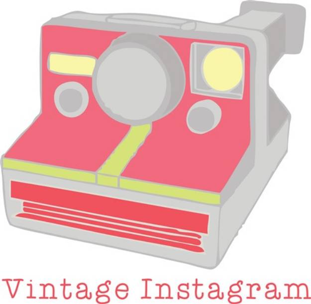 Picture of Vintage Instagram SVG File