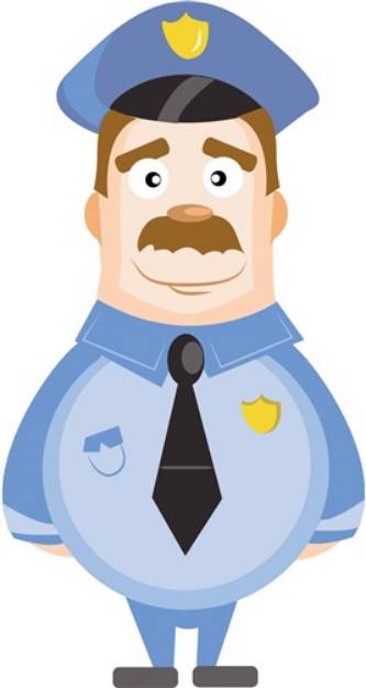 Picture of Policeman SVG File