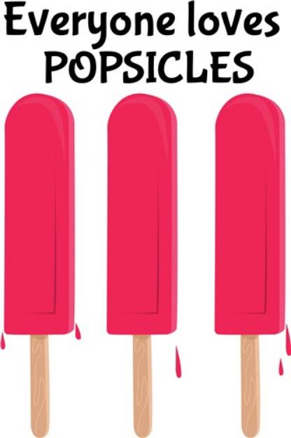 Picture of Love Popsicles SVG File