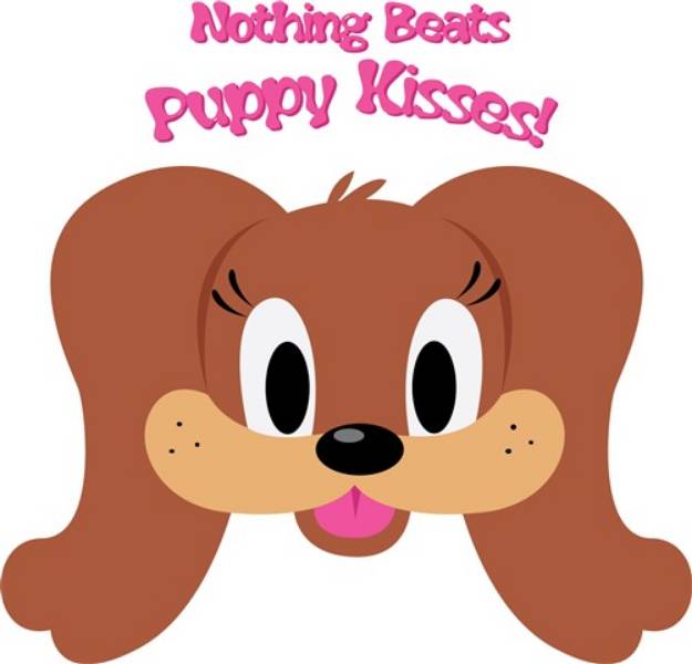 Picture of Puppy Kisses SVG File