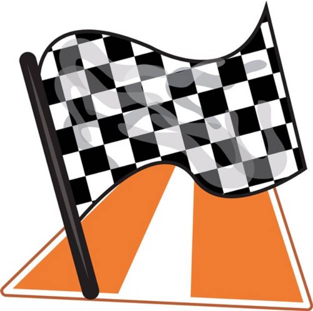 Picture of Race Flag SVG File