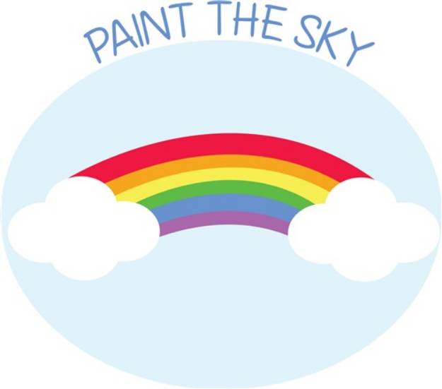 Picture of Paint The Sky SVG File