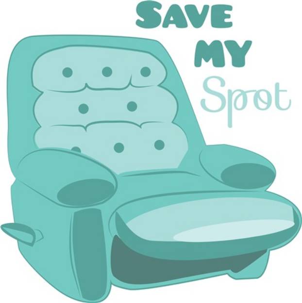 Picture of Save My Spot SVG File