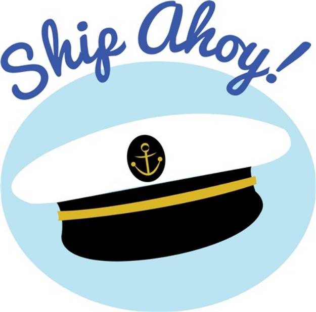Picture of Ship Ahoy SVG File