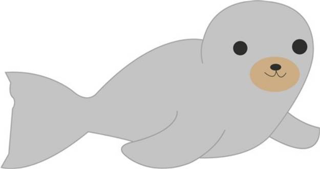 Picture of Baby Seal SVG File