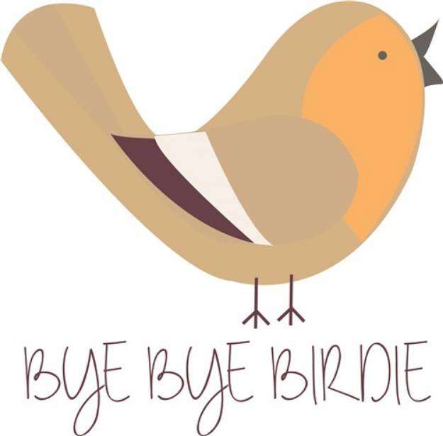 Picture of Bye Bye Birdie SVG File