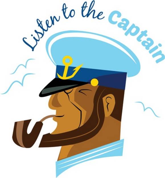 Picture of Listen To Captain SVG File