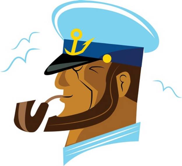 Picture of Boat Captain SVG File