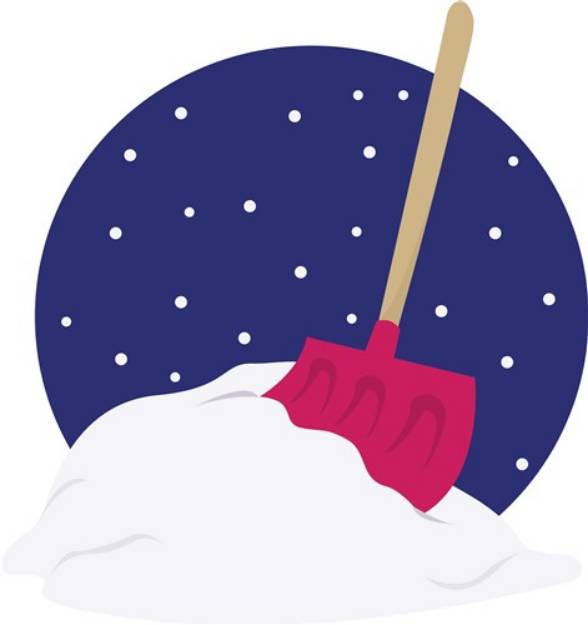 Picture of Snow Shovel SVG File