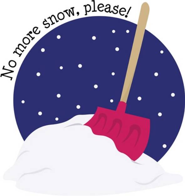 Picture of No More Snow SVG File
