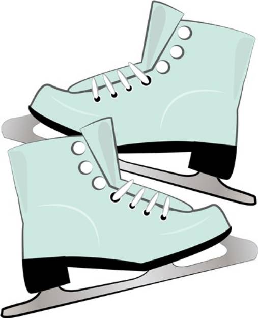 Picture of ice Skates SVG File