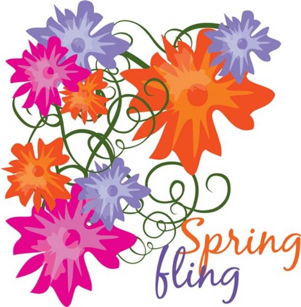 Picture of Spring Fling SVG File