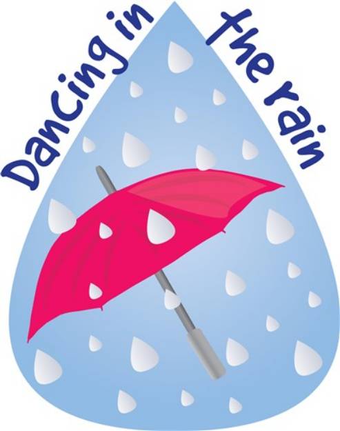Picture of Dancing In Rain SVG File