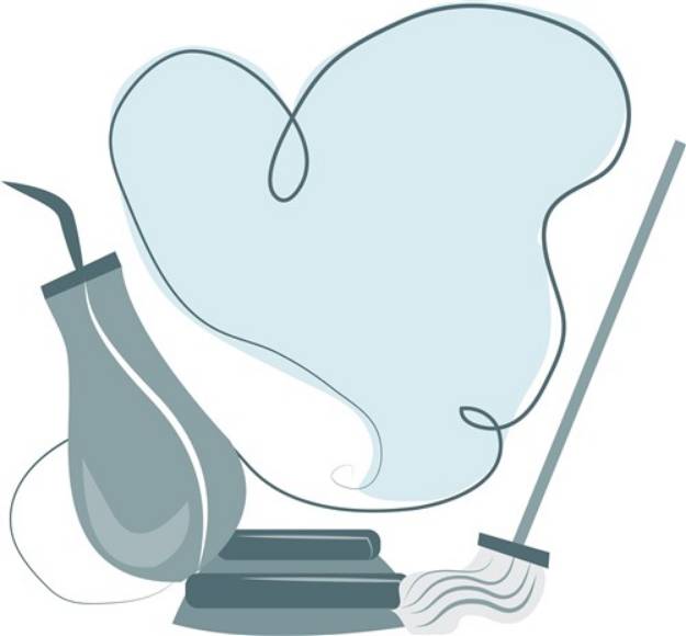 Picture of House Cleaning SVG File